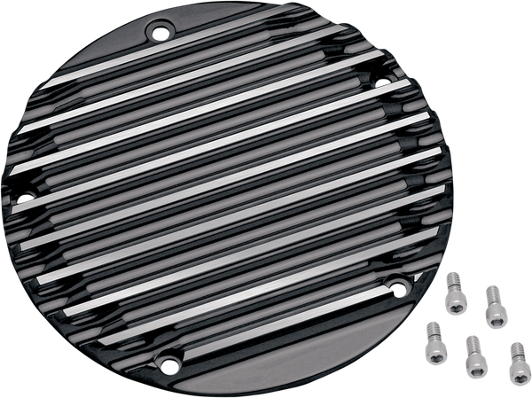 Derby Cover Black, Gloss, Powder-coated, 1, nordicamoto.ro
