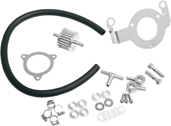 Crankcase Breather/support Bracket Kit Black, 1, nordicamoto.ro
