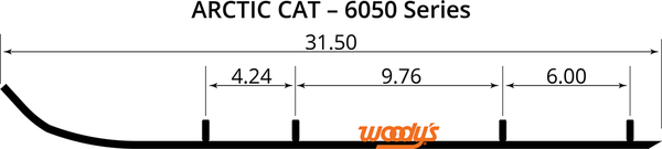 Extender Trail Iii Flat-top® Wear Bars Black, 3, nordicamoto.ro