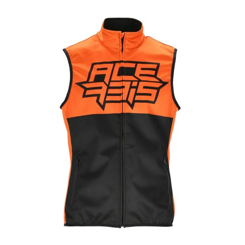 Acerbis MX Linear Softshell kabát, fekete/narancssárga, XL, 8, nordicamoto.ro