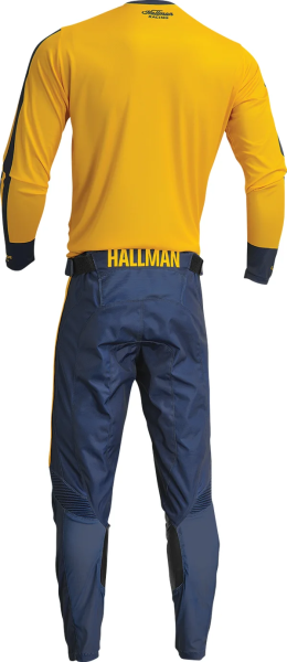 Tricou Thor Hallman Differ Roosted Navy/Yellow M, 3, nordicamoto.ro
