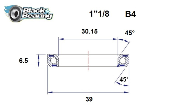 Headset Bearing, 1, nordicamoto.ro