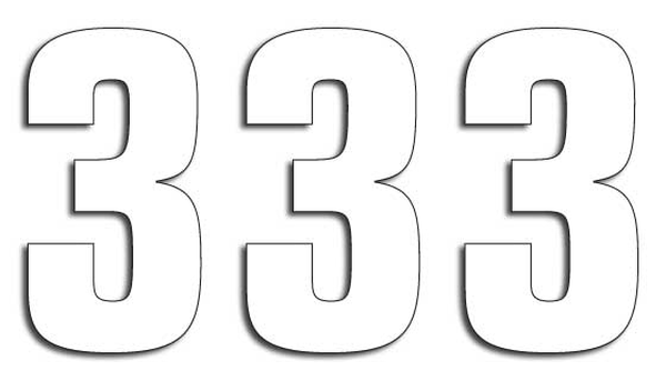 Two Series Numbers White, 1, nordicamoto.ro