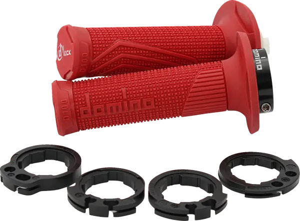 D100 D-lock Grips Red, 1, nordicamoto.ro