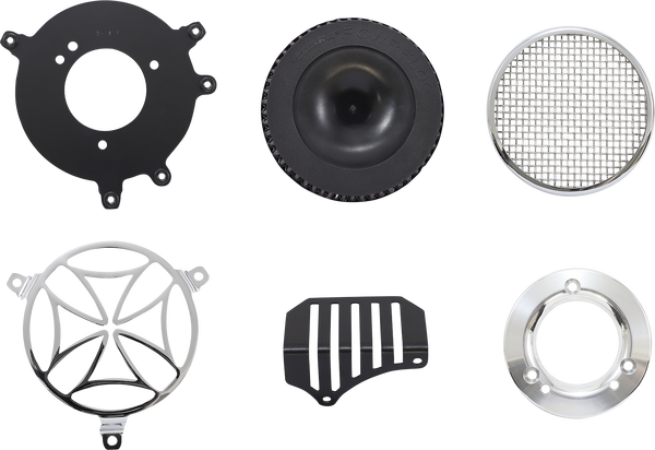 Air Cleaner Kit Silver, 3, nordicamoto.ro