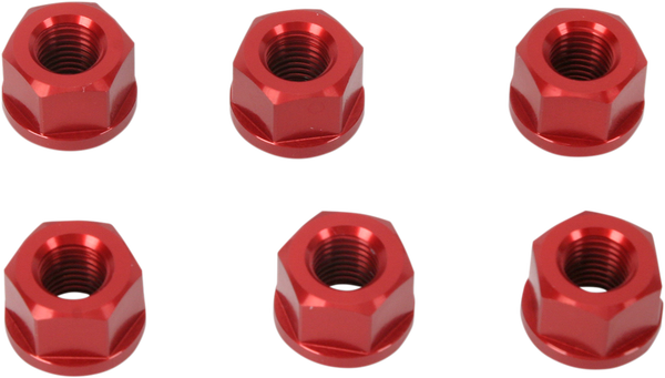 Sprocket Nuts Red, 1, nordicamoto.ro