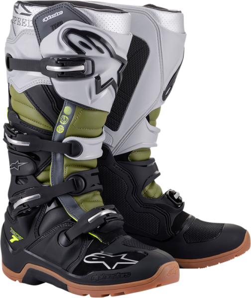 Tech 7 Boots Black, Silver 45, 1, nordicamoto.ro