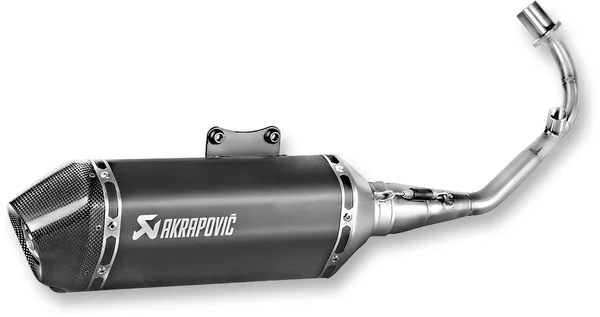Racing Line Complete Scooter Exhaust Black, 2, nordicamoto.ro