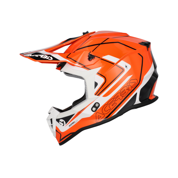 Acerbis Linear 22-06 sisak, fehér/narancssárga, M-es méret, 8, nordicamoto.ro