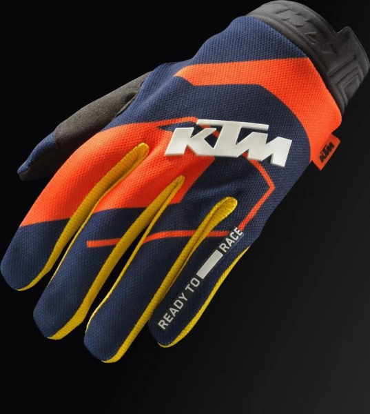 KTM Gravity-FX kesztyű, kék/narancssárga, L/10, 2, nordicamoto.ro