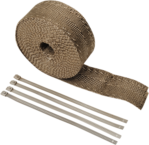 Lava Rock Exhaust Wrap Kit Silver, 1, nordicamoto.ro