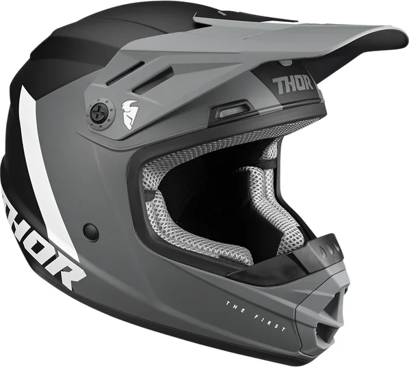 Youth Sector Chev Helmet Black, Gray L, 1, nordicamoto.ro