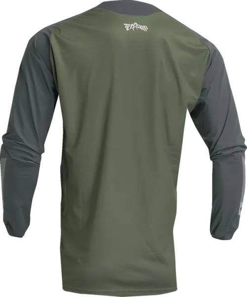 Tricou Thor Terrain Black/Green XL, 4, nordicamoto.ro
