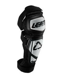 Leatt 3DF HYBRID EXT térdvédő, fekete/fehér, S/M méret, 1, nordicamoto.ro