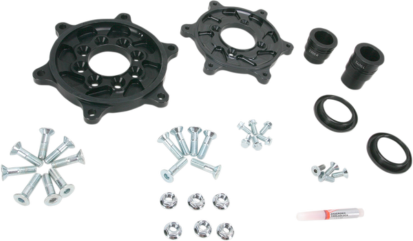 Carrier Ring Set Anodized, Black, 1, nordicamoto.ro