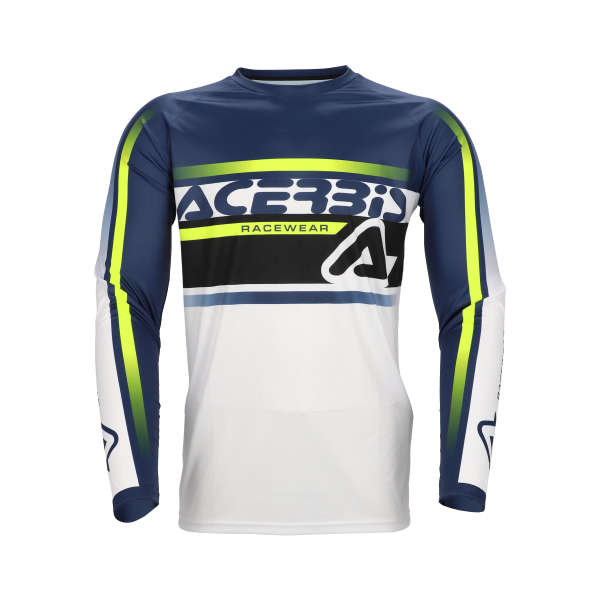 Acerbis Linear Lugo póló, kék/sárga, M, 5, nordicamoto.ro
