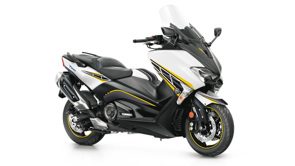 Scooter Decal Set Black, White, Yellow, 2, nordicamoto.ro