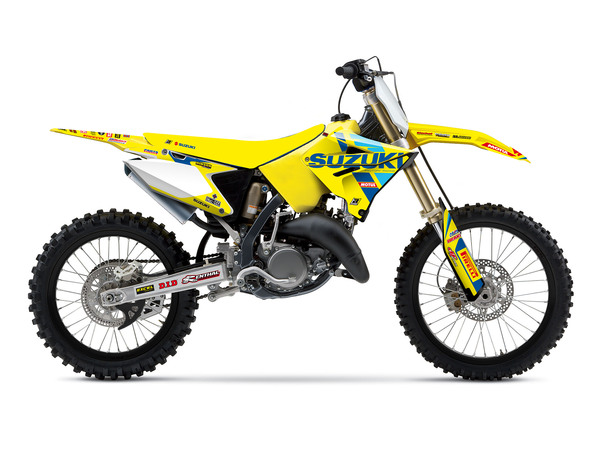 Blackbird Racing Replica Team Suzuki Ksrt 2022 Graphics Kit With Seat Cover Blue, Yellow, 4, nordicamoto.ro