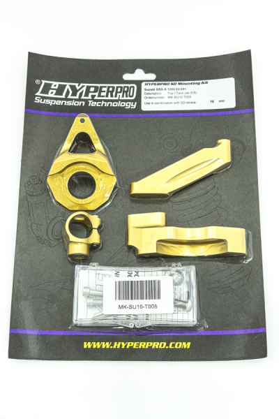Steering Damper Mounting Kit Gold, 1, nordicamoto.ro