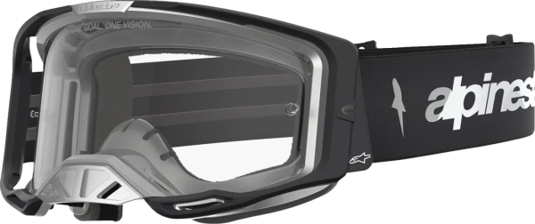 Alpinestars Vision 8 borostyánszínű, fekete/ezüst/átlátszó lencsés síszemüveg, 1, nordicamoto.ro