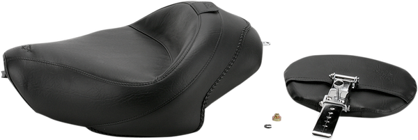 Wide Solo Seat With Removable Backrest Black, 1, nordicamoto.ro