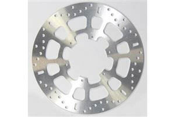 Round Hpsr Solid Brake Rotor Silver, Stainless Steel, 1, nordicamoto.ro