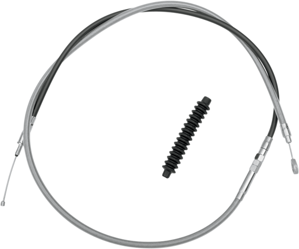 High-efficiency Braided Stainless Steel Clutch Cable Silver +152 mm (6''), 1, nordicamoto.ro
