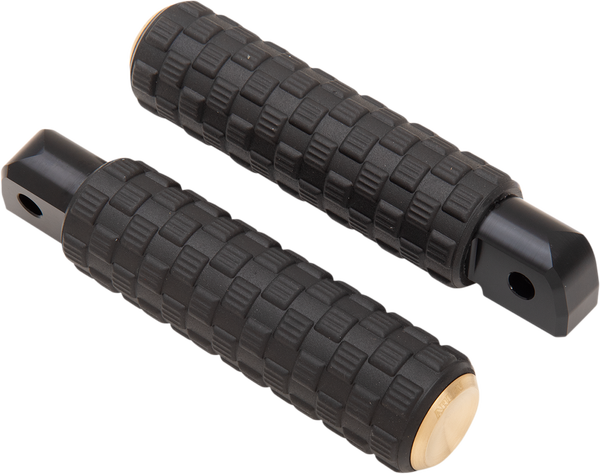 M-eight Fusion Footpegs Black, Brass, 2, nordicamoto.ro