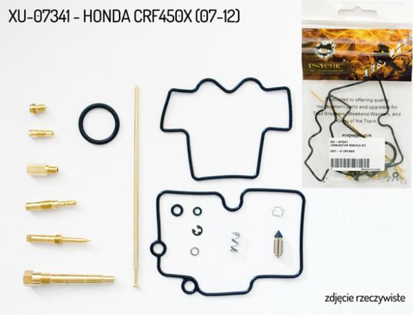 HONDA CRF 450X '07–'12 PSIHIC karburátor-javítókészlet (26-1473) (1 karburátorhoz), 1, nordicamoto.ro