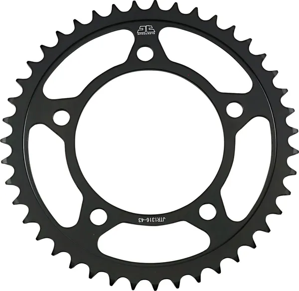 JT SPROCKETS Acél hátsó lánckerék, fekete, 2, nordicamoto.ro