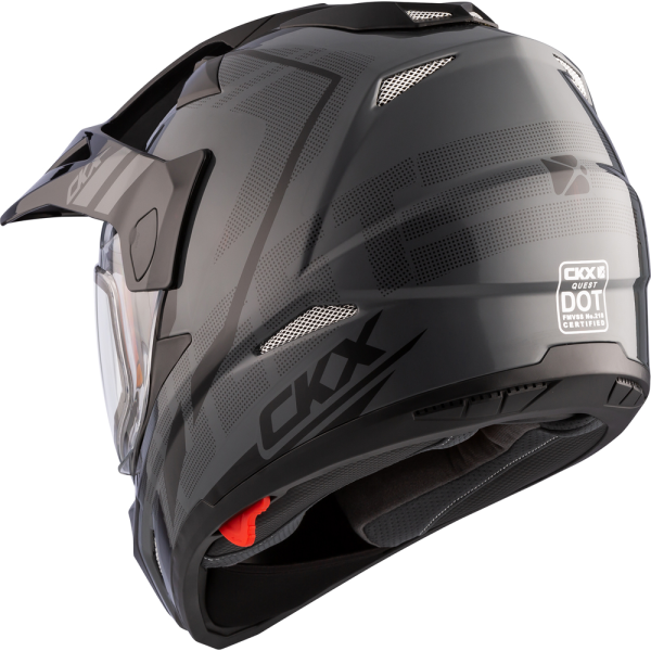 CKX QUEST RSV Moosek sisak elektromos napellenzővel, szürke, XS, 6, nordicamoto.ro