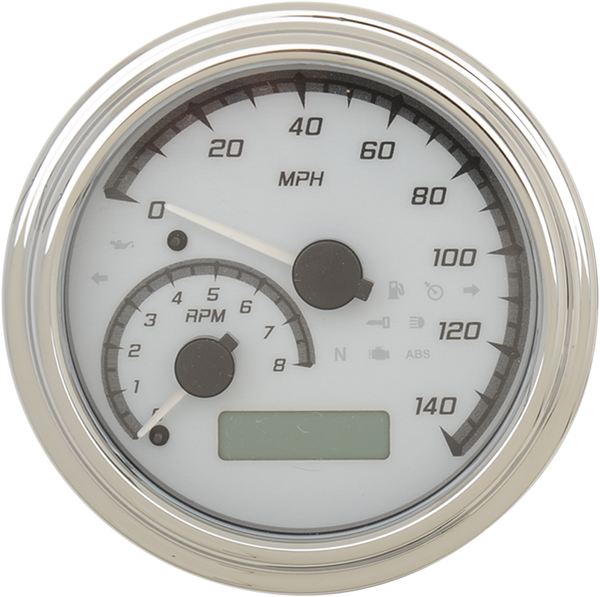 Mvx Series Analog Gauge System White, Gray, 1, nordicamoto.ro