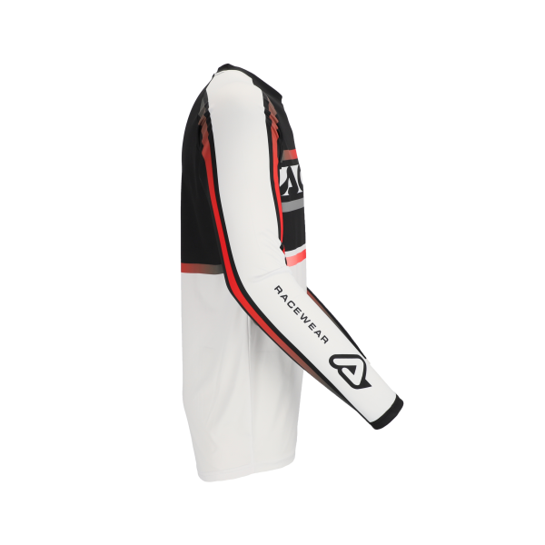Acerbis Linear Lugo póló, fehér/fekete, L-es méret, 4, nordicamoto.ro