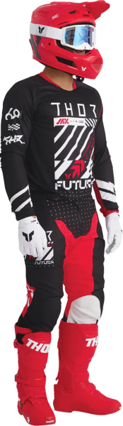 Lauchmode Futura mez, fekete, piros, 6, nordicamoto.ro
