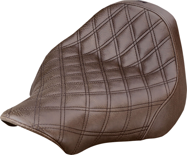 Renegade Lattice Stitch Solo Seat Brown, 1, nordicamoto.ro
