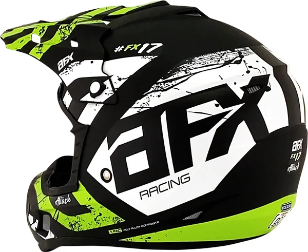Casca AFX FX-17 Attack Black/Green 2XL, 5, nordicamoto.ro