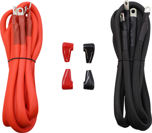 Electric Cable Kit For Winch Black, Red, 3, nordicamoto.ro