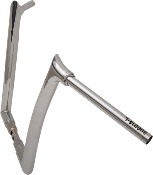 1-1/2(r) Ez Install Pointed Top Handlebar Silver, 2, nordicamoto.ro