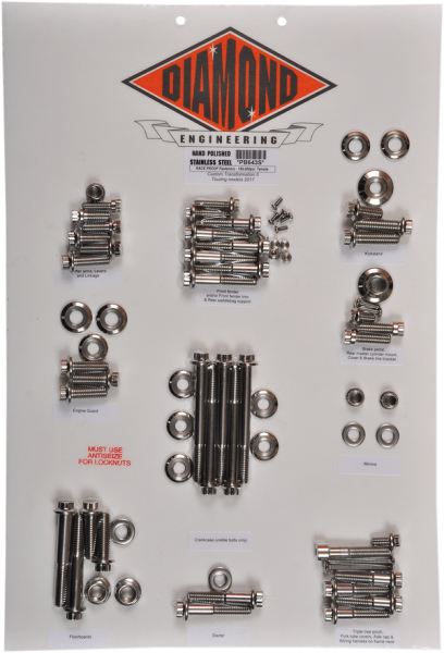 Bolt Kit Trnsfrm Tour 17+ Silver, 2, nordicamoto.ro
