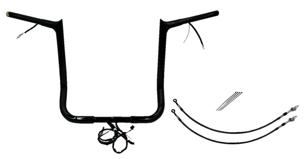 Plug & Play Ez Install 1-1/4(r) Pointed Top Handlebar Kit Black, 3, nordicamoto.ro