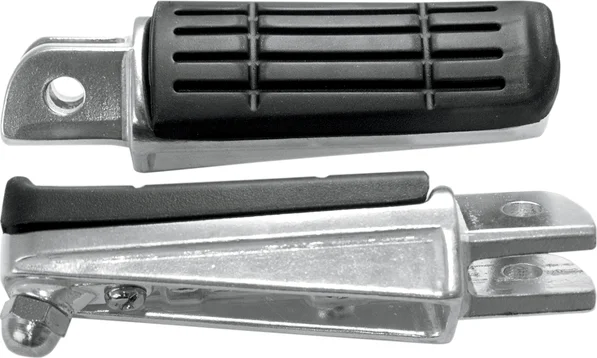 OEM-stílusú pótlábfékek, fekete, ezüst, 1, nordicamoto.ro