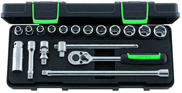 Socket Black, Green, Chrome, 1, nordicamoto.ro