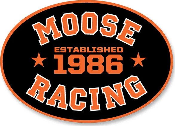 MOOSE RACING Moose Decal Black, Orange, 1, nordicamoto.ro