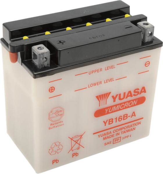 Battery Yumicron 12v 175 Mm X 100 Mm X 155 Mm Conventional Lead Acid Replacement Clear, 2, nordicamoto.ro