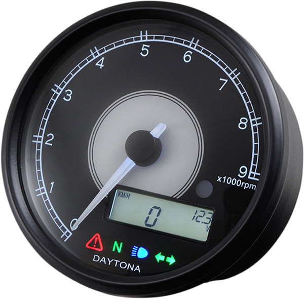 Tachometer Black, 1, nordicamoto.ro