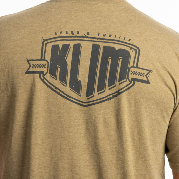Tricou Klim Full Throttle Tri-blend Black - White, 2, nordicamoto.ro