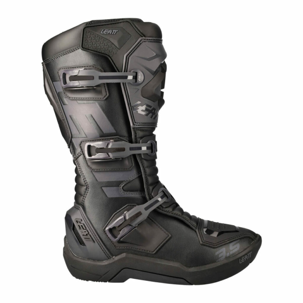 Cizme Leatt 3.5 Black 41, 4, nordicamoto.ro