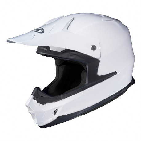 Casca HJC FX-CROSS Solid Negru mat Alb L +, 1, nordicamoto.ro