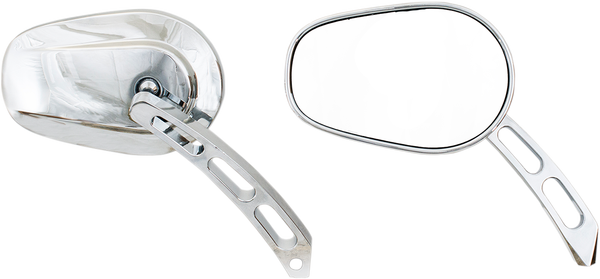Thru-mount Mirror Chrome, Polished, 1, nordicamoto.ro