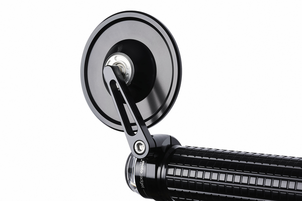Handlebar End Mirror Black, 5, nordicamoto.ro